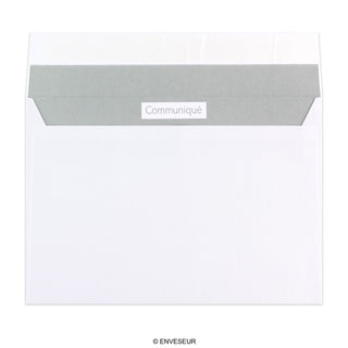 162x229 Komunalna bela tkana super tesnilna denarnica 100gsm kuverte