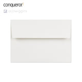 114x162 High White Conqueror C6 Laid Wallet Peel &amp; Seal 120gsm Envelopes