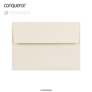 114x162 Cream Conqueror C6 položena denarnica olupimo in zapremo 120gsm kuverte