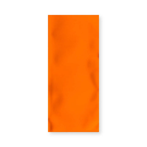 Matt Finish Foil Bags Orange 220 x 110 mm (DL)